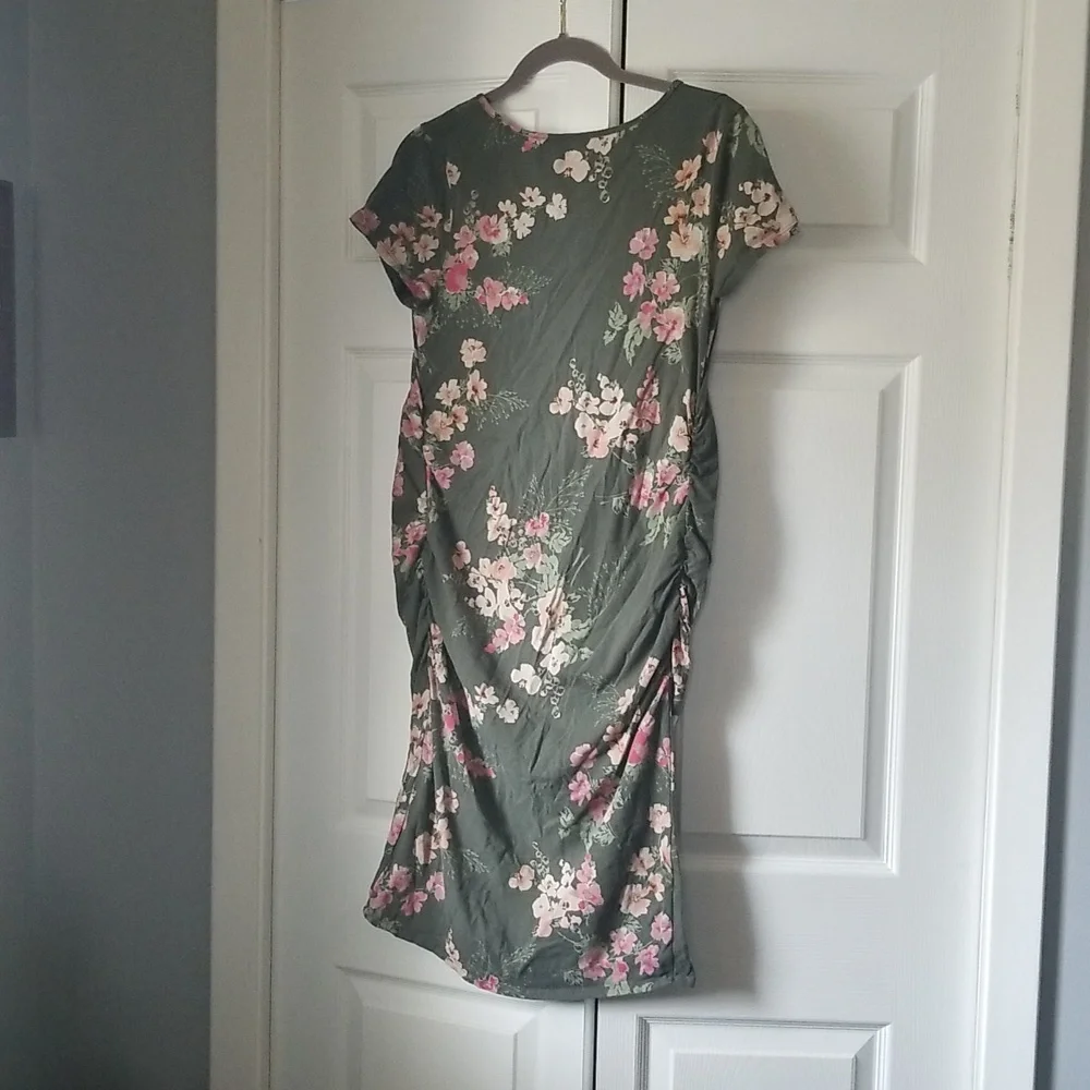 Isabel Maternity short sleeve floral dress size XL - Picture 4 of 4
